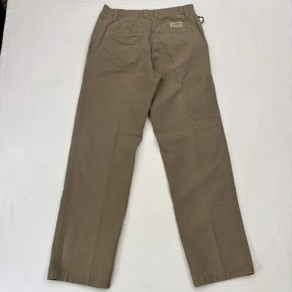 Columbia Mens Hiking Outdoors Utility Pants Cargo Khaki Gert Boyle Size 30x32 - Picture 2 of 16
